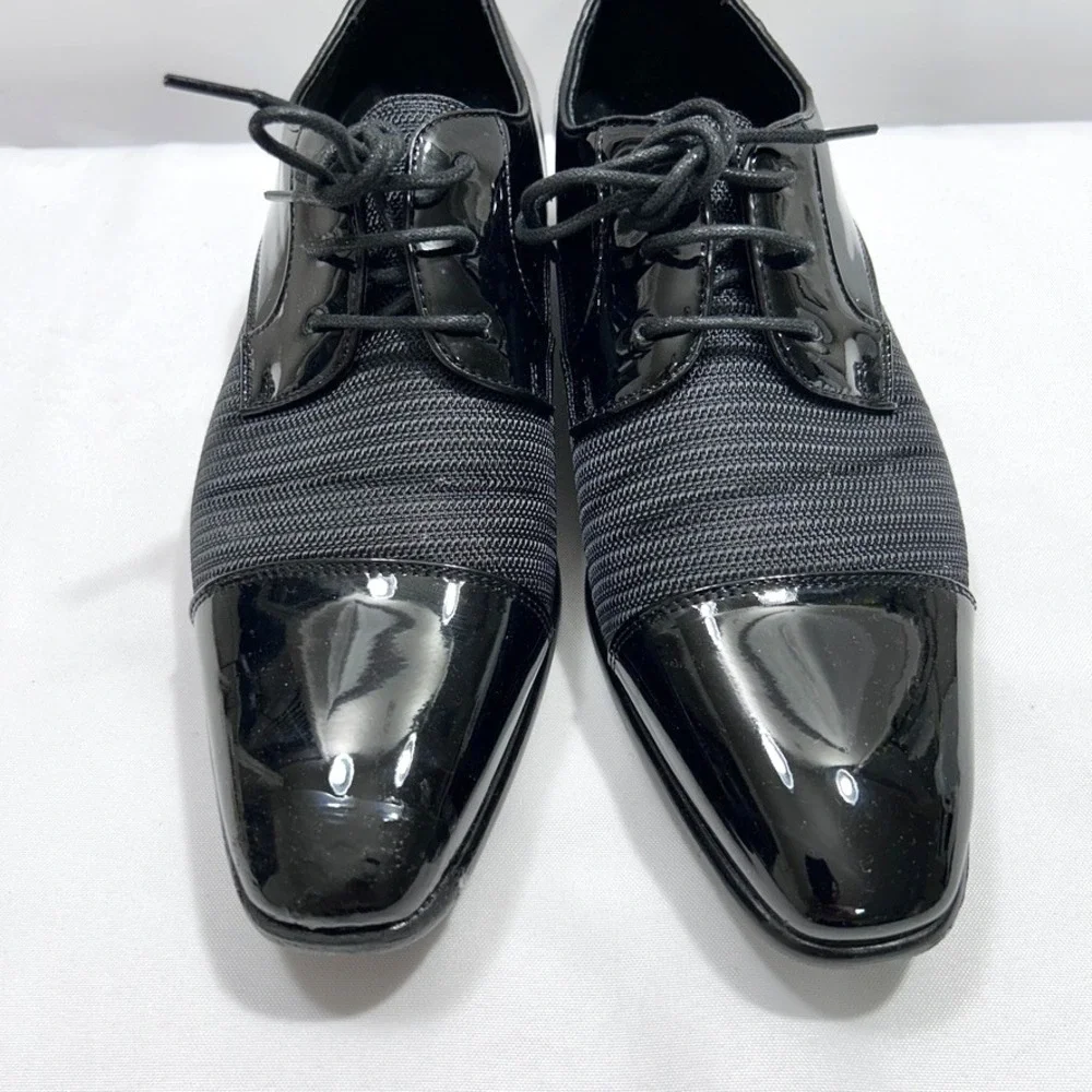 Stacy Adams Pharoah Cap Toe Oxford Men's‎ Shoes Black US 8.5M Wedding